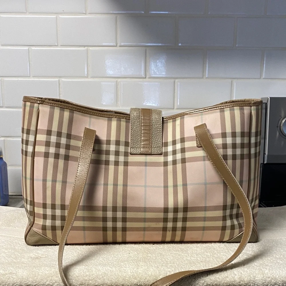 Burberry Beige Nova check Baby Bag